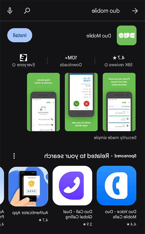 duo mobile on google play store